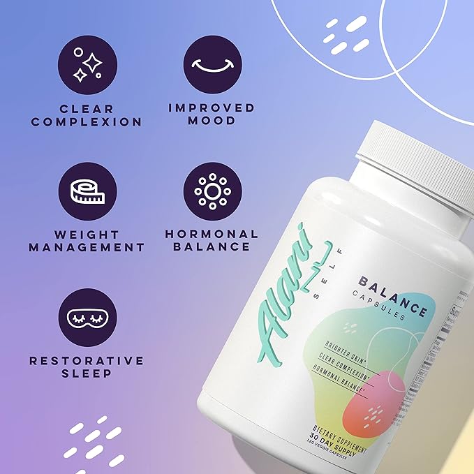 Alani Nu Hormonal Balance Weight Management Support Skin Complexion Support 120 Capsules