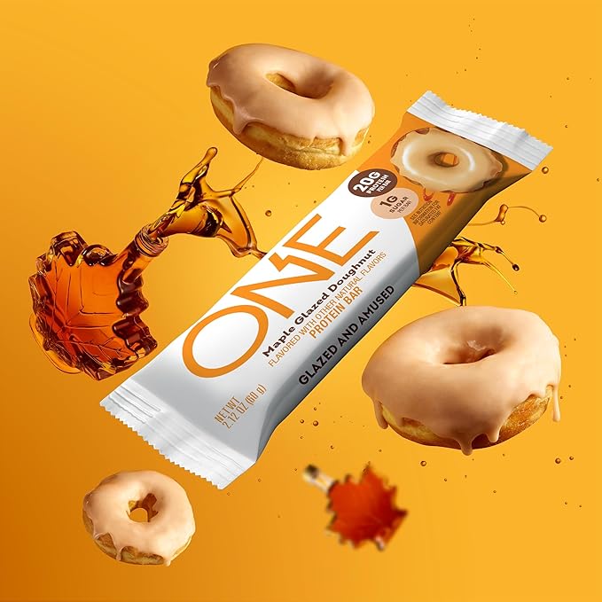 ONE Protein Bars Sampler Variety Pack Gluten Free with 20g Protein and 1g Sugar Pantry Staples 2.12 oz (8 Count)