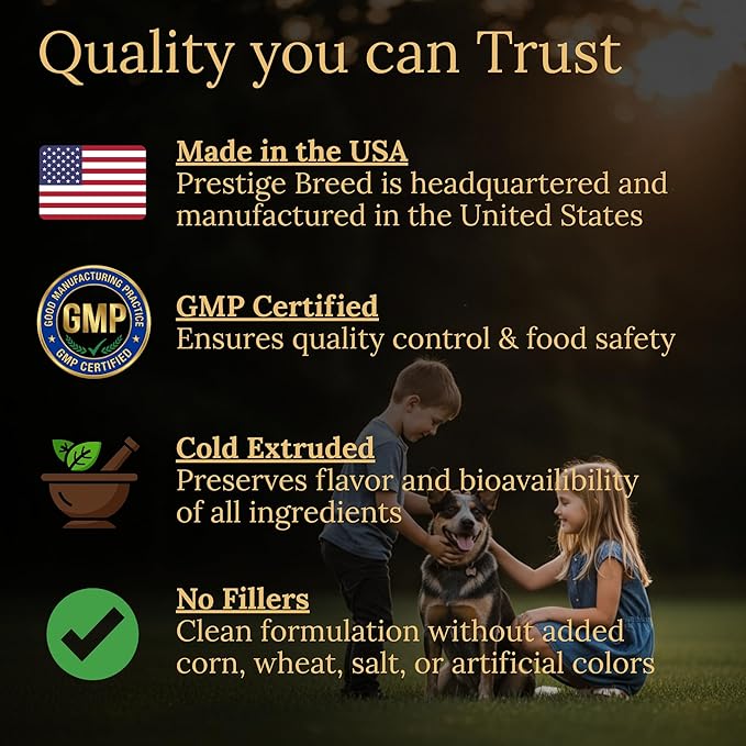 Australian Cattle Dog Multivitamins 90 Count Made in The USA with Real Bacon