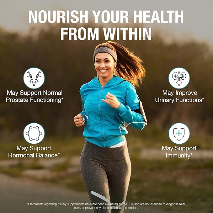 Pure By Nature Bundle Pack of One Daily Multivitamin 60 Capsules &amp Prostate Health Supplements for Men 90 Capsules Vitamin Minerals &amp Beta Sitosterol Immune &amp Urinary Tract Support