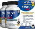 Nerve Sync MAX Supplement 60 Capsules Vegan Friendly with Essential Vitamins &amp Minerals for Nerve Health. (2)