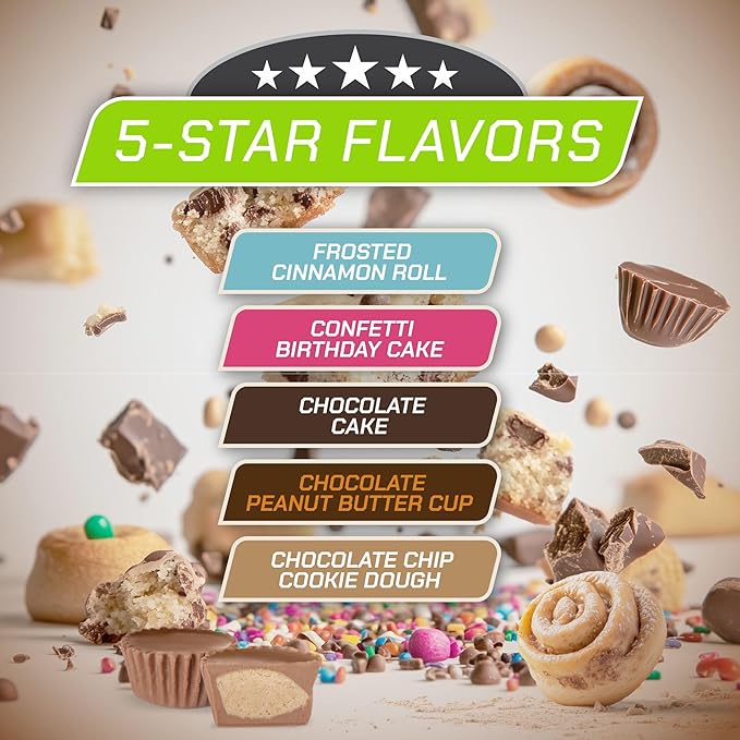 MusclePharm Combat Sport Bar Chocolate Chip Cookie Dough High Protein Bars Combat Cravings Fuel Performance &amp Meet Energy Demands 20g Protein from Whey Protein 5g Fiber Gluten Free 12 Bars