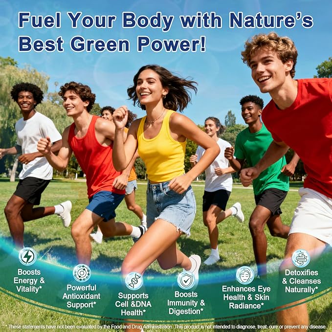 NEVISS Methylated Multivitamin Organic Spirulina &amp Chlorella Gummies 2Pack
