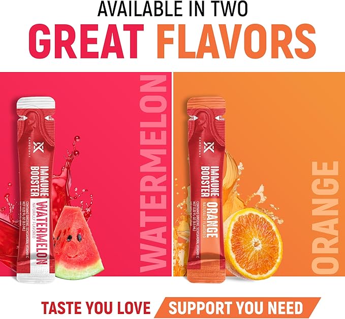 CardoMax Immunity Booster Liquid Drink Mix for Kids &amp Adults with Vitamin C Ginseng Rhodiola &amp Schisandra – Sugar-Free Immune Support Supplement Watermelon Flavor 15 Single-Serve Liquid St