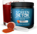 Computer Eye Strain Relief Drink Mix with 20mg Lutein 4mg Zeaxanthin 6mg Astaxanthin Bilberry Fruit &amp Pine Bark Extract Magnesium Glycinate Vision Supplement No Sugar