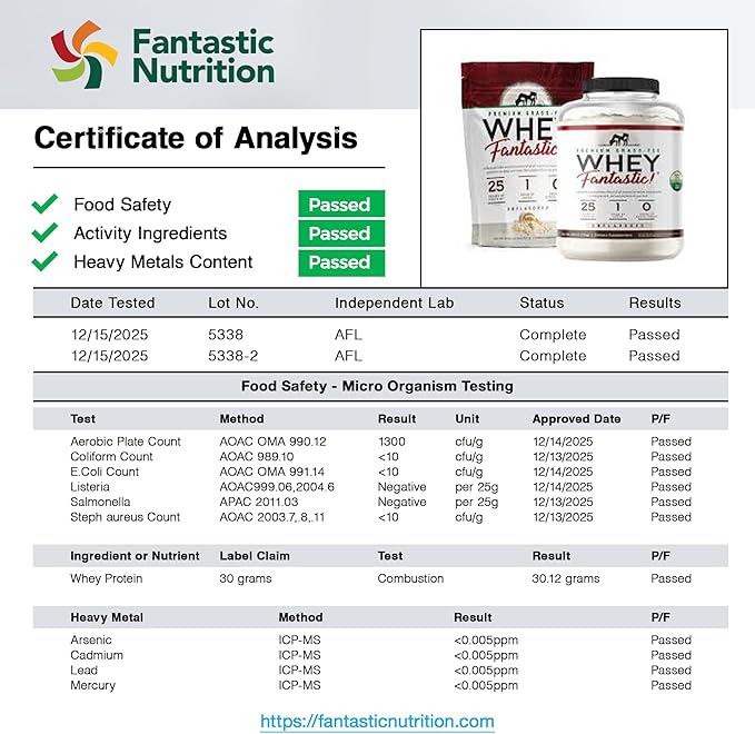3-in-1 Vanilla Whey Protein Powder 2.2lb – 30g Grass-Fed Whey Protein from Hydrolysate Isolate &amp Concentrate – Naturally Flavored Non-GMO Soy-Free – 28 Servings