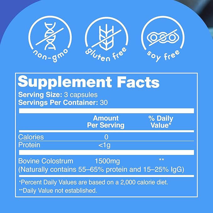 Zena Nutrition Organic Supergreens Greens Powder 70+ Superfoods Mixed Berry 30 Drink Mix Packets + Pure Colostrum Capsules 1500mg Supplement 1 Month Supply 90 Capsules