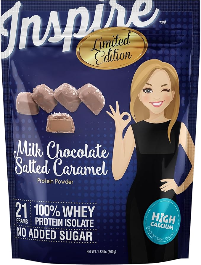 Bariatric Eating Inspire Milk Chocolate Salted Caramel 21g Whey Protein Isolate Powder