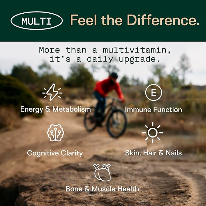 Adapt Naturals Multivitamin for Women &amp Men Bioavailable Easy-to-Absorb Multivitamin Daily Supplement with Biotin Niacin Vitamin A B C D E K1 Zinc Magnesium - Immune Support - 60 Day Sup