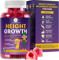 Height Growth Gummies for Kids &amp Teens - Calcium Vitamin D3 + K2 Zinc Magnesium L-Arginine Vitamin C - Multivitamin for Teen Boys &amp Girls - Grow Taller Supplement for Kids Height - 60 Gum