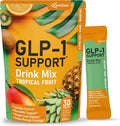 GLP-1 Support Drink Mix Powder - Women Men Weight Loss Support Natural Appetite Suppressant &amp Metabolic Booster - Daily GLP1 Support for Fat Burn Cravings Control Gut Health Fiber Supplement