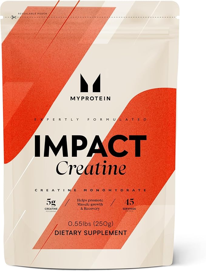 Myprotein Impact Whey Protein Powder Chocolate Smooth 5.5lb + Creatine Monohydrate Powder 0.5lb | High Protein Muscle Support Bundle | Recovery &amp Performance Stack