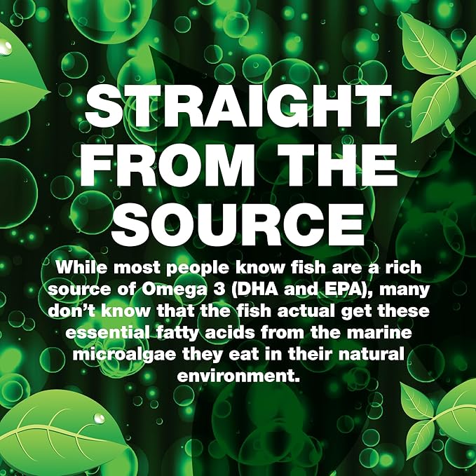 Green Nutritionals Vegan Omega3 50ml Oil - Vegan Vegetarian Kid Pet Friendly