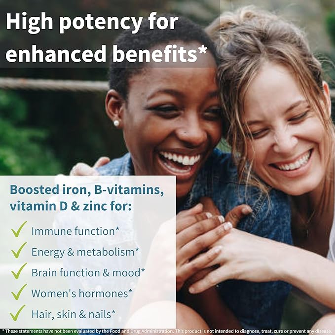 Multivitamin &amp Minerals for Women + Astaxanthin Complex Vegan Bundle Sustained Release Advanced Multivitamin with Iron + Natural 4 mg H. Pluvialis Astaxanthin by Igennus
