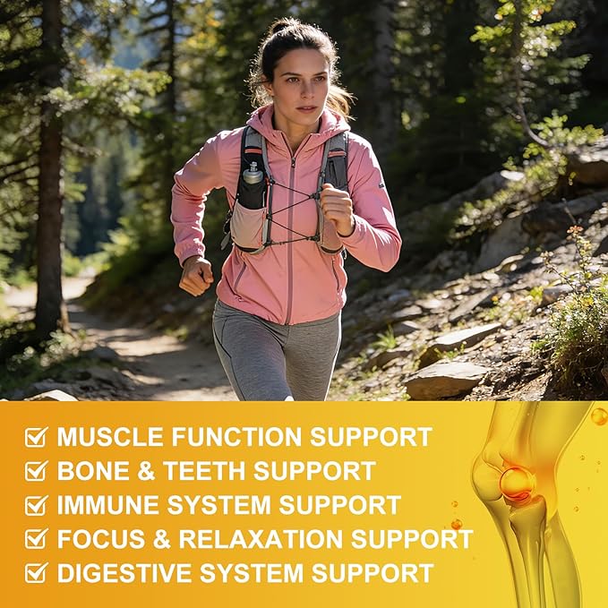 Calcium Citrate 1200mg Liquid Supplement with Vitamin D3 for Women &amp Men - Calcium Magnesium Zinc D3 K2 Supplement for Bone Teeth Immune Support - Sugar Free Vegan Banana Flavor - 1 Fl Oz (2 P