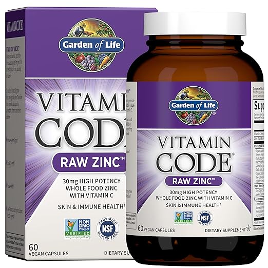 Garden of Life Multivitamin for Family Zinc for Immune &amp Skin Health - 120 Vegetarian Capsules