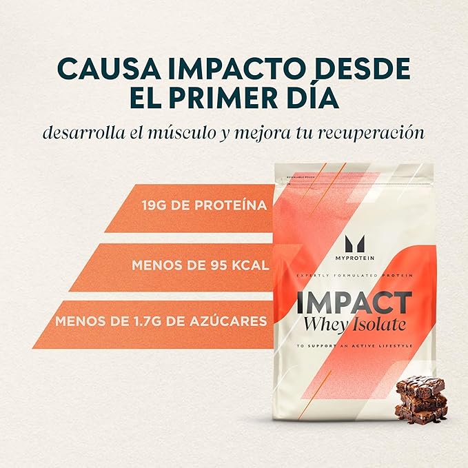 Myprotein Impact Whey Isolate Chocolate Brownie 5.5 pounds