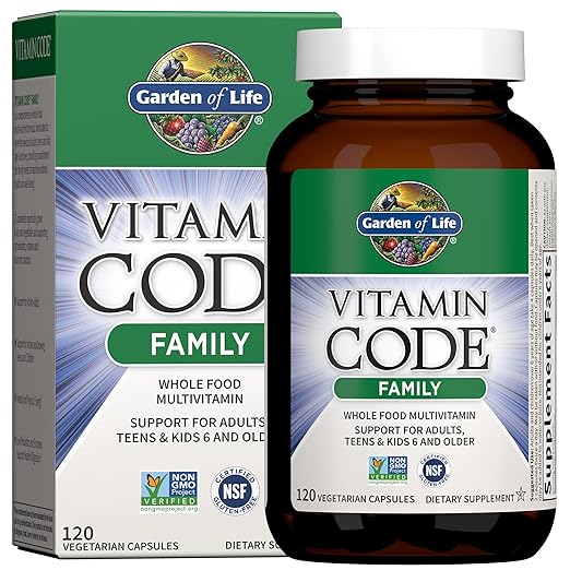 Garden of Life Multivitamin Family Formula 120 Capsules &amp Dr Formulated Probiotics for Women 30 Capsules Bundle