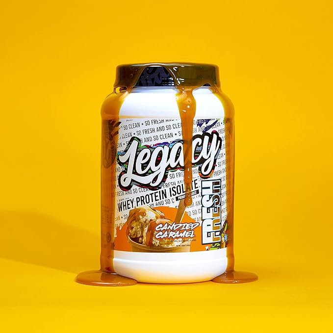 Fresh Whey Protein Candied Caramel 5lb | 26g Pasture Fed Premium Whey Protein | High Protein + Amino Acids | Muscle Building + Recovery