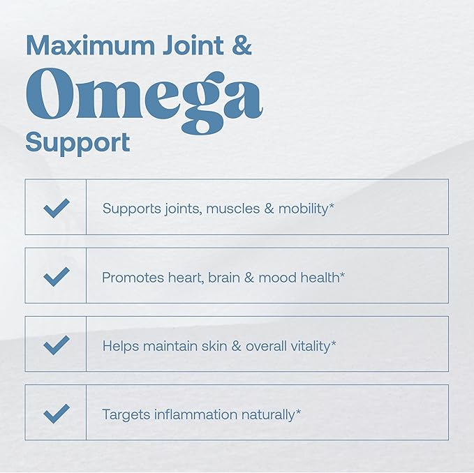 Omax3 Pro-Strength Ultra-Pure Omega-3 Fish Oil - 1000 mg - Maximum Professional Joint &amp Muscle Support - EPA DHA - NSF Certified - 60/per Softgel Blister (Pack of 2)