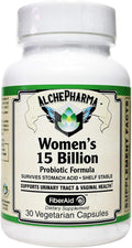 15 Billion Women's Probiotic • Formulated Specifically for Women • Survives Stomach Acid • Shelf Stable • Synbiotic