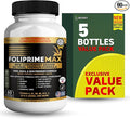 Foliprime Max Hair Nails &amp Skin Supplement with Biotin Vitamins Minerals &amp Herbal Blend 60 Capsules (5)