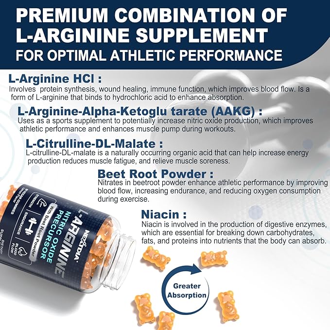 Vitamin D3 K2 + L Arginine Gummies