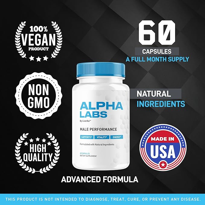 (5 Pack) Alpha Labs Alpha Labs Capsules AlphaLabs Alfa Labs Alpha Labs Max Performance Advanced Formula Alpha Labs Alpha Strenght Labs Alpha Lab Alfa Labs Capsules 300 Capsules for 5 Months