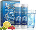 H2 Molecular Hydrogen Water Tablets with Magnesium 100 Counts High PPM Molecular Hydrogen Hydrogen Tablets for Drinking Water Rapid Dissolve Technology Lemon &amp Raspberry Flavors