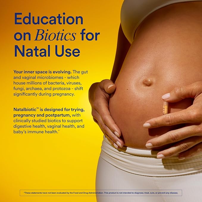 Ritual Natalbiotic Microbiome Support* Biotics for Mom &amp Baby Formulated to Support Digestive Health Vaginal Health and Baby’s Immune Health* Designed with OB/GYNs* Non-GMO Vegan 30 Days