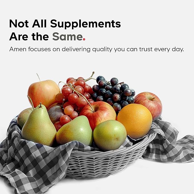 Amen Omega-3 Supplement - 1500mg High-Potency Daily Omega 3 - EPA and DHA Fatty Acids Fish Oil - 45-Day Supply - Fatty Acid Supplements - Fish Oil Pills - Non-GMO - 90 Soft Gels Capsules