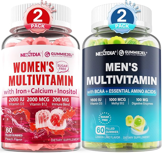 Womens Multivitamin Gummies 120 Count + Mens Multivitamin Gummies 120 Count