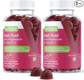 Viteey Beet Root Gummies with Magnesium &amp Vitamin C - Beetroot Supplement for Heart Health Blood Pressure Support - Vegan Gluten-Free - 120 Count