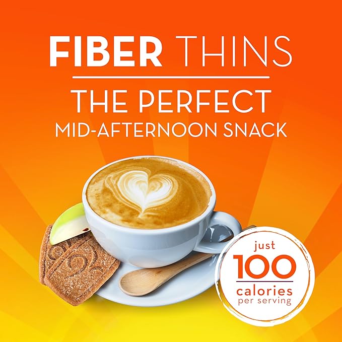 Metamucil Fiber Thins Daily Psyllium Husk Fiber Supplement Supports Digestive Health and Satisfies Hunger Apple Crisp Flavor 48 Total Servings (4 Packs of 12)