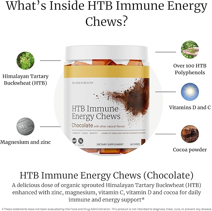 BIG BOLD HEALTH Complete Gut Support Bundle - Organic Himalayan Tartary Buckwheat Prebiotics &amp Probiotics for Gut Health - Natural Energy Microbiome &amp Immune System Support - Non-GMO Gluten