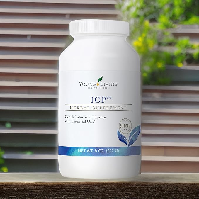 Young Living ICP 8oz. - Premium Essential Oils Nutrient Absorption Support Powder - Psyllium Fiber Supplement with Natural Soluble and Insoluble Fiber Blend