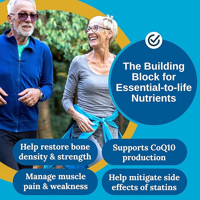 Xtendlife GG Pure for Statin Users CoQ10 Support Bone Muscle and Heart Health - 150mg Geranylgeraniol from Annatto Seeds - 30 Day Supply