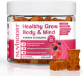 Healthy Grow Height Growth Gummies Rich in Calcium Vitamins C D3 K2 L-Arginine Ashwagandha and Others Boost Bone Health &amp Immunity Multivitamin for Kids 5+ Teens and Adults.
