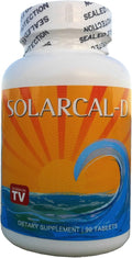 Coral Calcium Magnesium and Vitamin D-3 by SolarCal-D - Recommended by Robert Barefoot on TV and The Calcium Factor (90 Tablets 1 Month Supply)