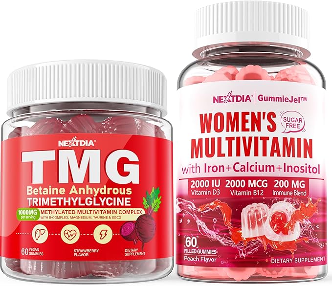 Methylated Multivitamin TMG Supplements Gummies 4Pack