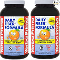 Yerba Prima Daily Fiber Formula 16 oz (Pack of 2) - Premium Dietary Fiber Supplement Non-GMO Gluten Free Made in The USA Orange Flavor