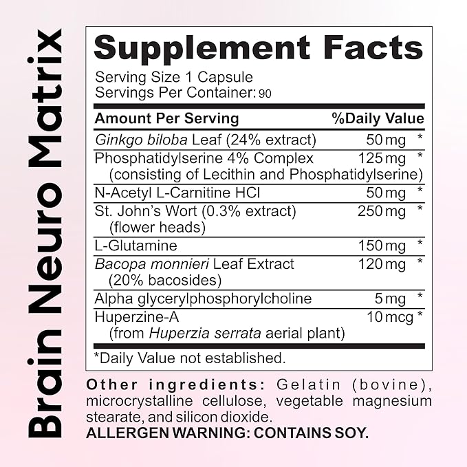 Bariatric Multivitamin with Iron for Post-Bariatric Sugery + Nootropic Vitamin Brain Matrix- Ginkgo Biloba for Memory Focus &amp Aging Support (Bundle)