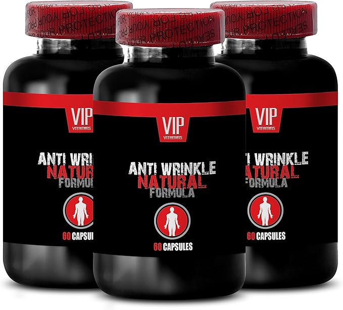 Anti-Wrinkle - Green Tea Leaf L-Glutathione Skin Bright Formula Niacin Skin Texture Renewal Vitamin A Hydrolyzed Collagen Firming Complex Grape Seed Glow Renewal Turmeric Root 2Bot