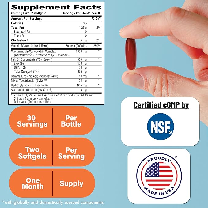 Health Thru Nutrition Freedom Complex Supplement | Clinically Studied &amp Award Winning Formula | Non-GMO (Pack of 60)