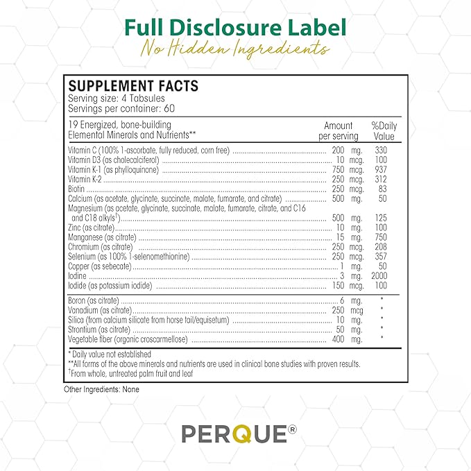 Perque Bone Guard Forte 20 240 Tablets by Perque