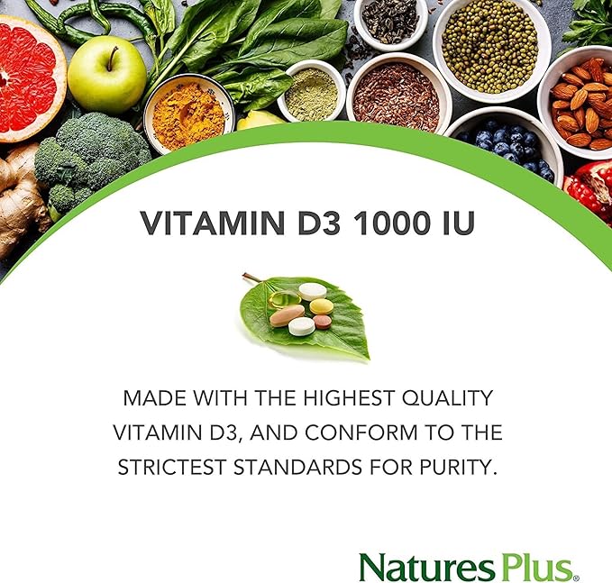 NATURES PLUS Vitamin D3 1000Iu Chew 90 CT
