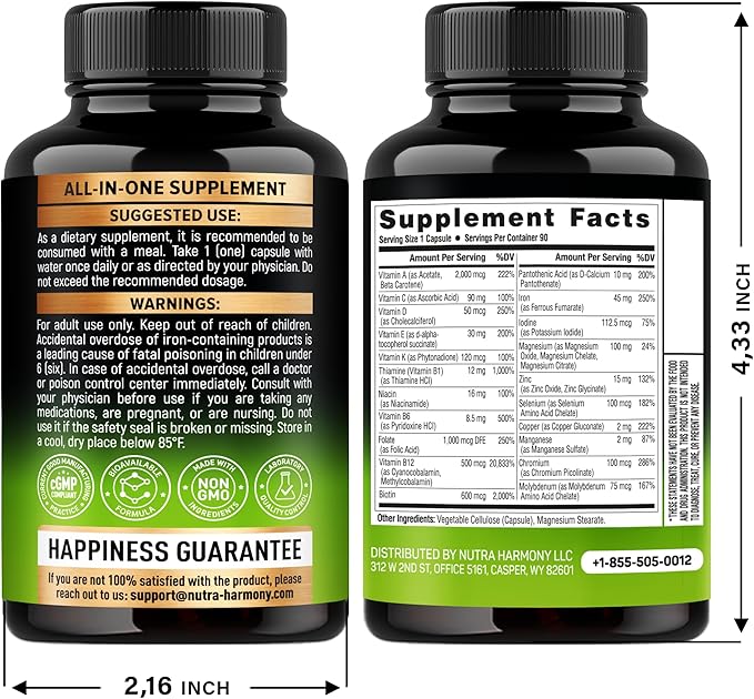 Bariatric Multivitamin Capsules &amp Organic Vitamin B12 Drops