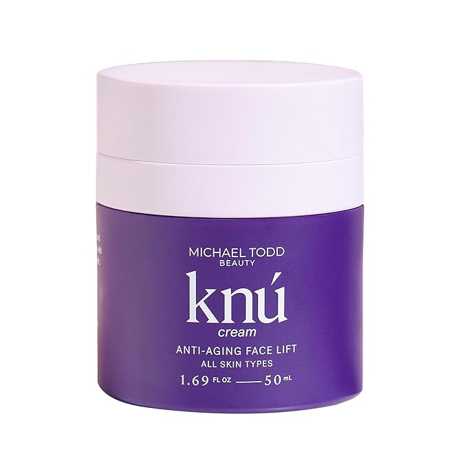 MICHAEL TODD Beauty KNU Cream – Face Lifting Brightening &amp Tightening Cream – For Moisturizing &amp Rejuvenating – With Bakuchiol Peptides &amp Snail Secretion – For All Skin Types – 1.68 fl o
