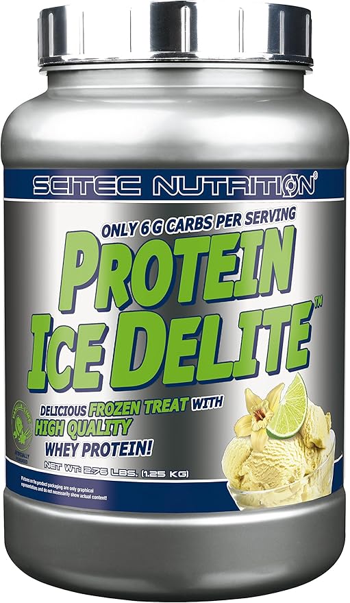 Scitec Nutrition Protein Ice Delite - 2.76 Pound Vanilla-Lime (Ice Cream)