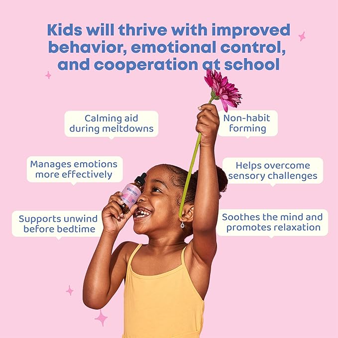 JoySpring Liquid Multivitamin and Magnesium Citrate Drops for Kids
